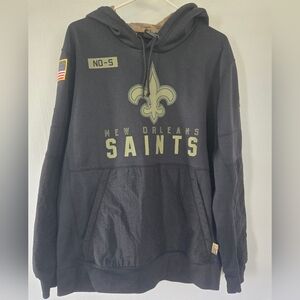 NFL Nike On- Field New Orleans SAINTS Hoodie (L)